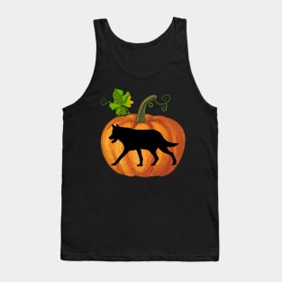 Wolf in pumpkin Tank Top